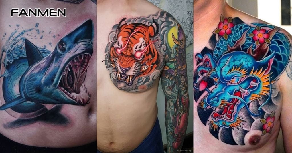 Hình xăm 3D động vật mạnh mẽ 2