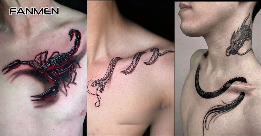 Hình xăm 3D động vật mạnh mẽ 3