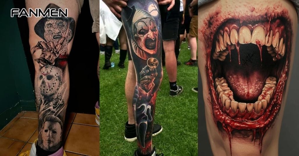 Hình xăm 3D kinh dị, rùng rợn 2
