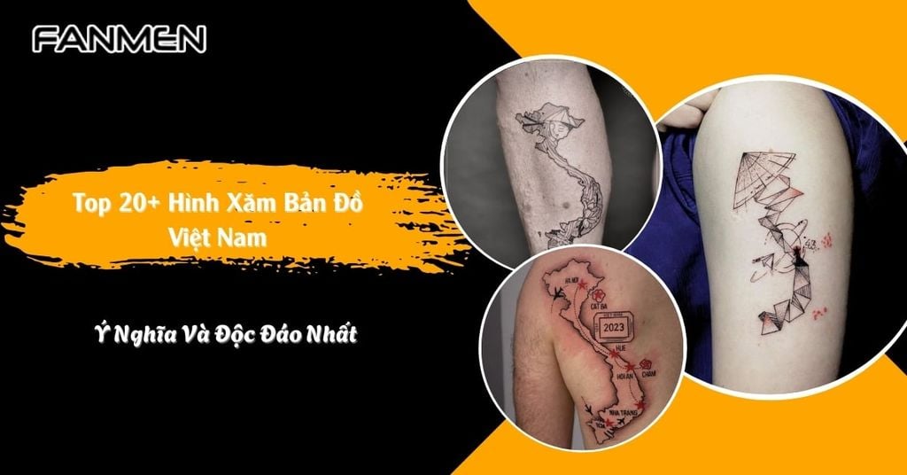 Hình xăm bản đồ Việt Nam