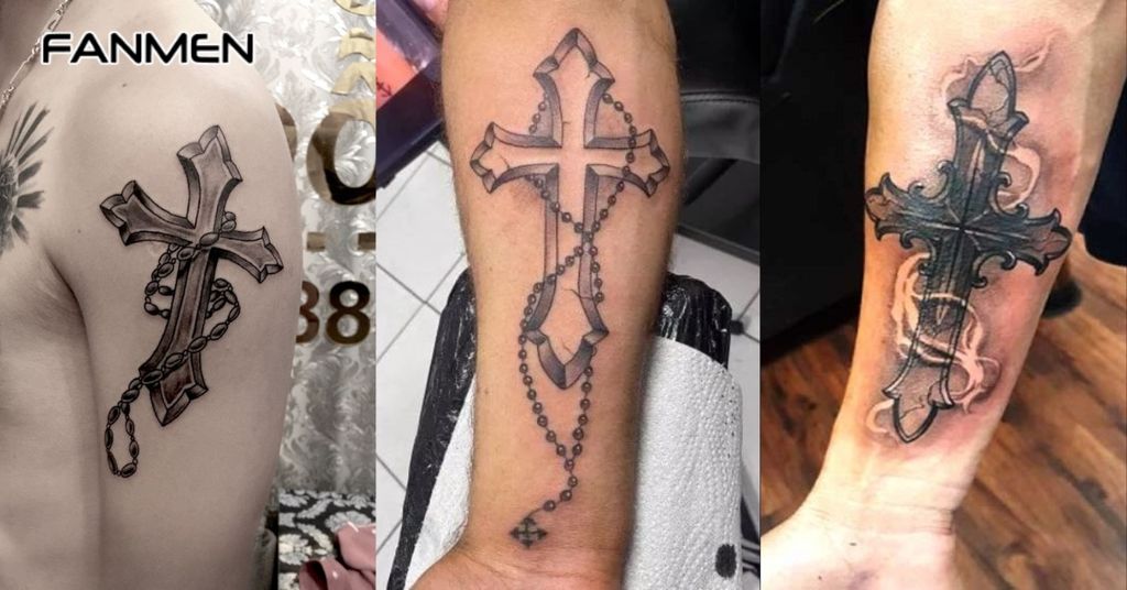 Hình xăm bùa thập tự 2