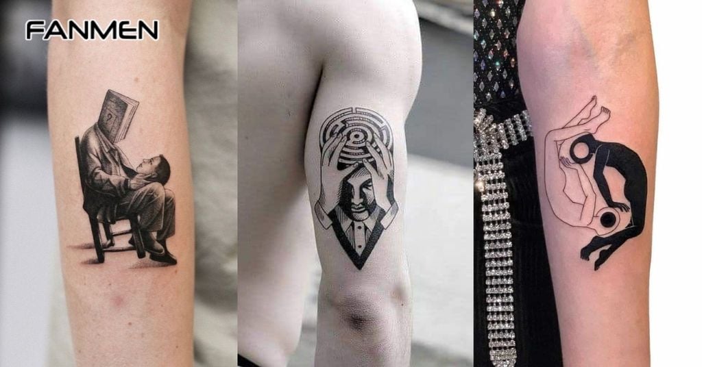 Hình xăm buồn mang tính biểu tượng 3