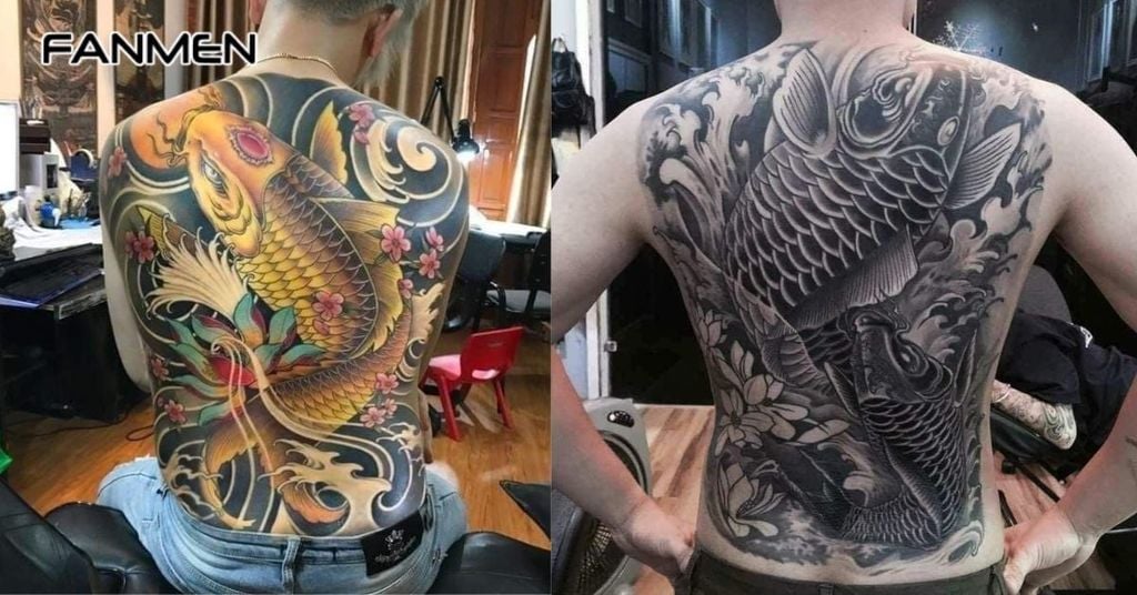 Hình xăm Cá chép 3