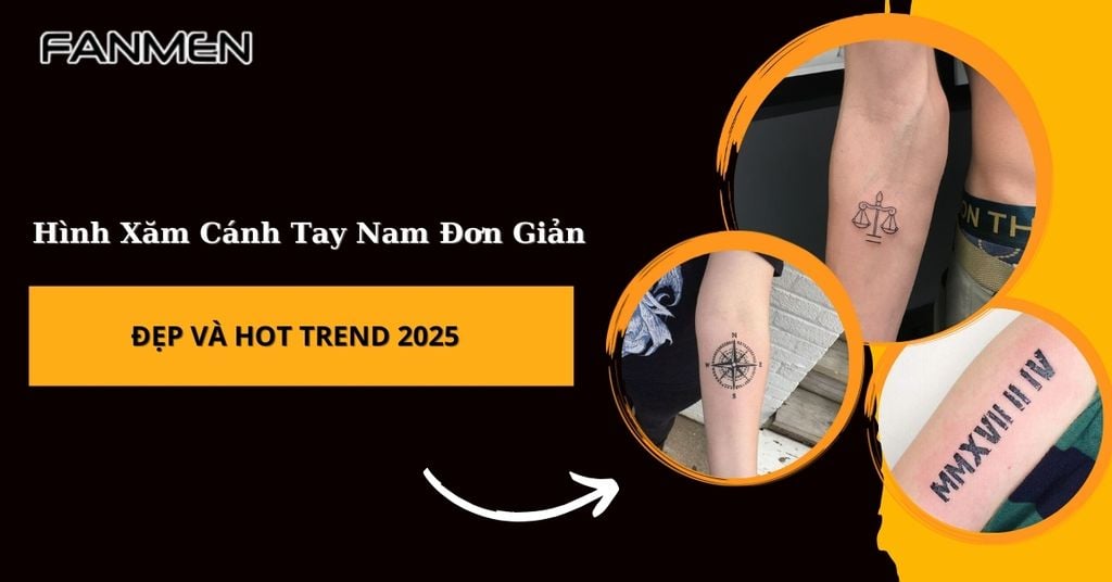 Hình Xăm Cánh Tay Nam Đơn Giản