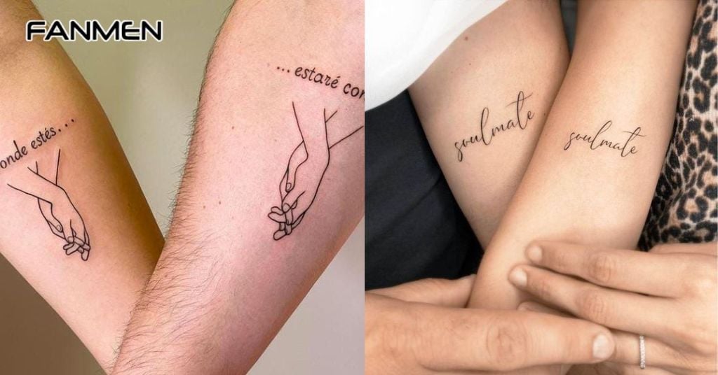 Hình xăm cặp đơn giản, tinh tế 7