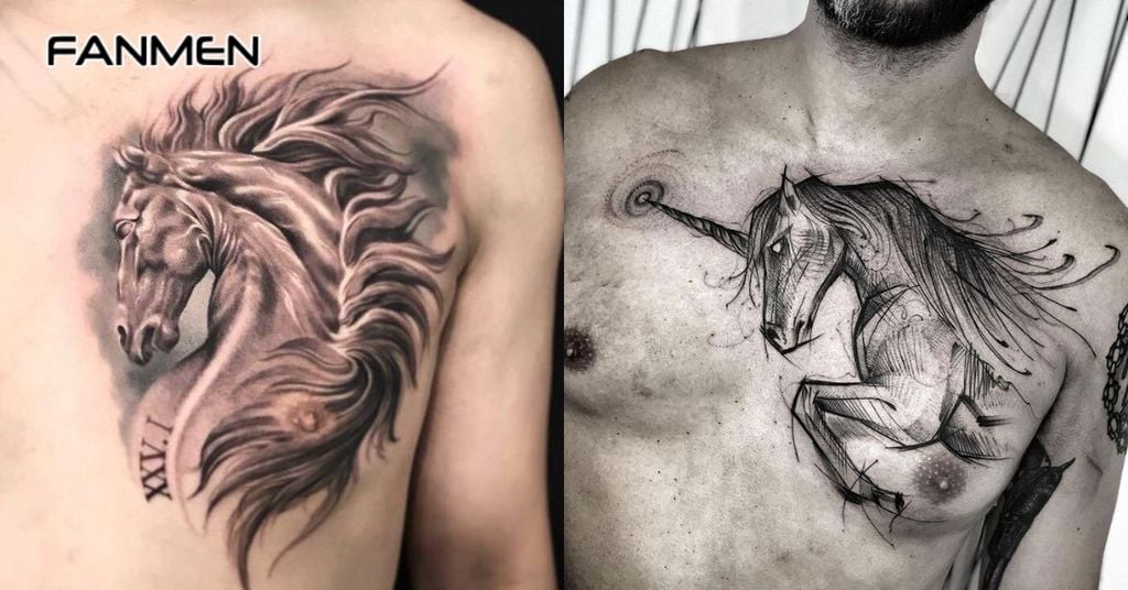 Hình xăm may mắn cho nam mệnh Hoả