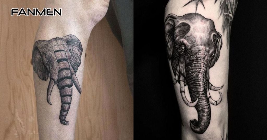 Hình xăm may mắn cho nam mệnh Hoả