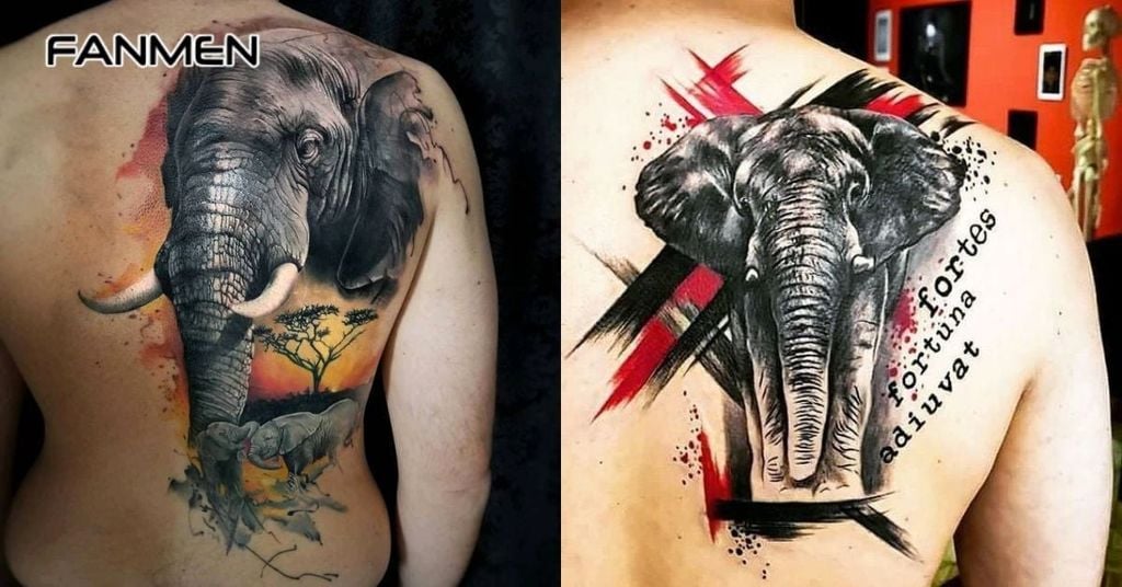 Hình xăm may mắn cho nam mệnh Hoả