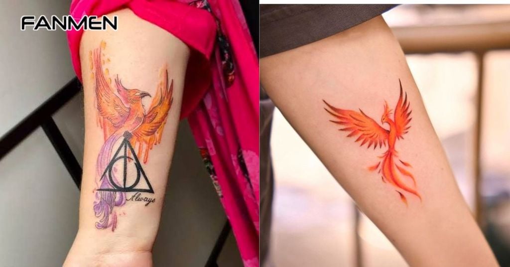 Hình xăm may mắn cho nam mệnh Hoả