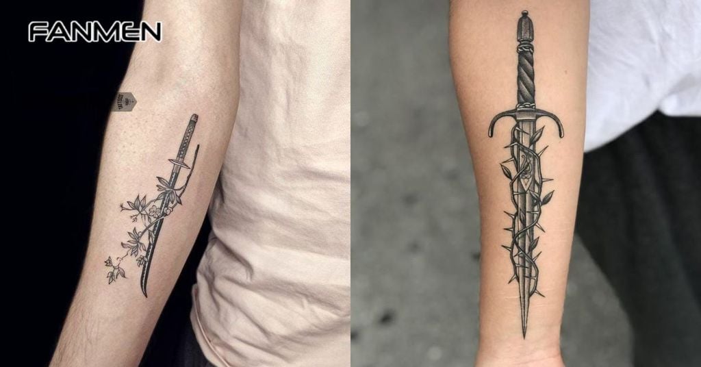 Hình xăm may mắn cho nam mệnh Kim