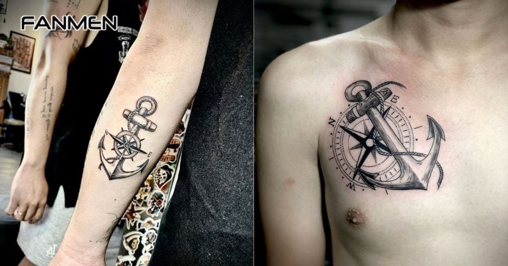 Hình xăm may mắn cho nam mệnh Thuỷ