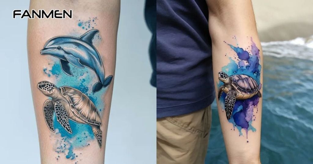 Hình xăm may mắn cho nam mệnh Thuỷ