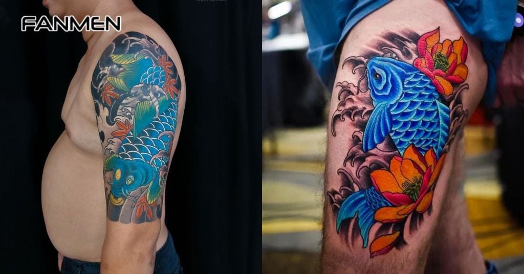 Hình xăm may mắn cho nam mệnh Thuỷ