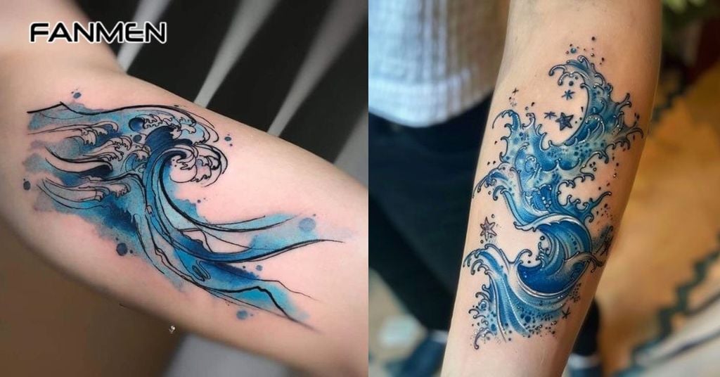 Hình xăm may mắn cho nam mệnh Thuỷ