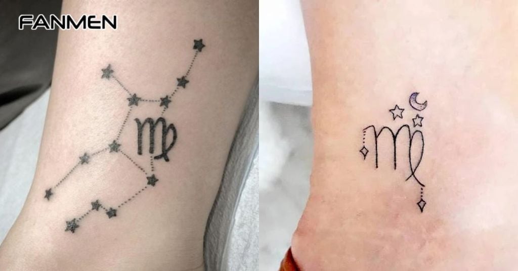 Hình Xăm Chòm Sao Xử Nữ 2