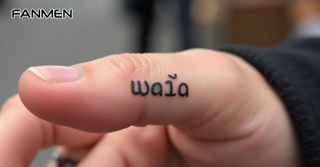 Hình Xăm Chữ Cá Tính Và Mạnh Mẽ 4