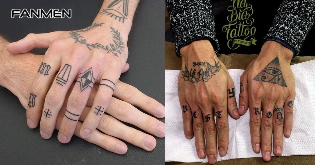 Hình Xăm Chữ Kết Hợp Biểu Tượng 2