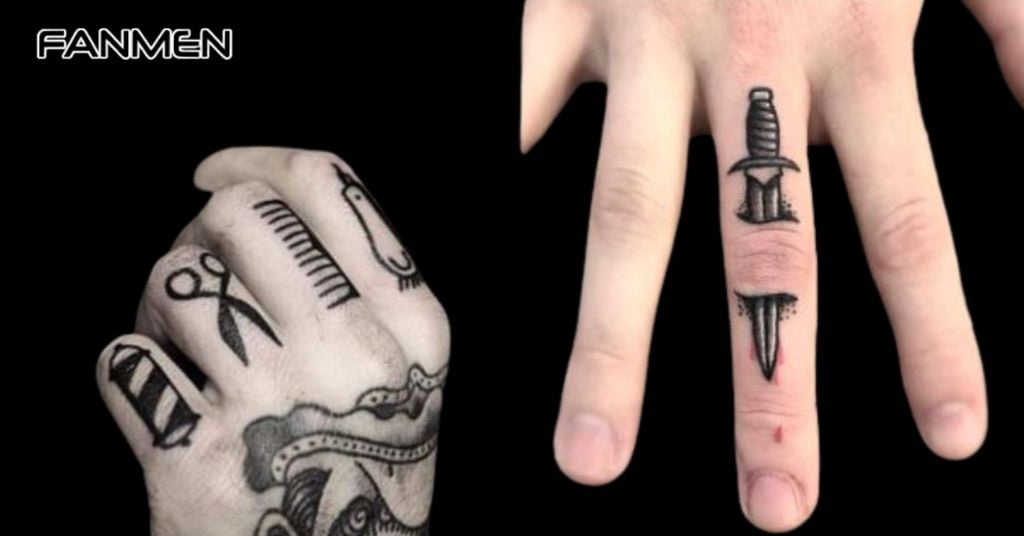 Hình Xăm Chữ Kết Hợp Biểu Tượng 4