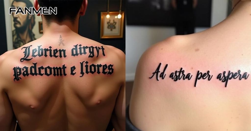 Hình Xăm Chữ Latin 4