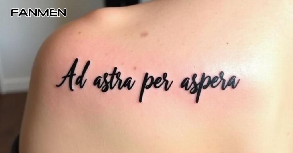 Hình xăm chữ tiếng Latinh cổ điển 2