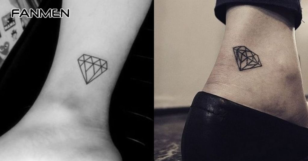 Hình Xăm Cổ Chân Nam Nhỏ Gọn 5