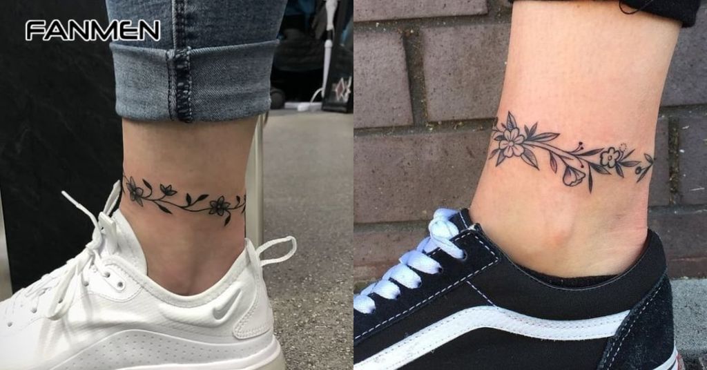 Hình Xăm Cổ Chân Nam Phá Cách 3