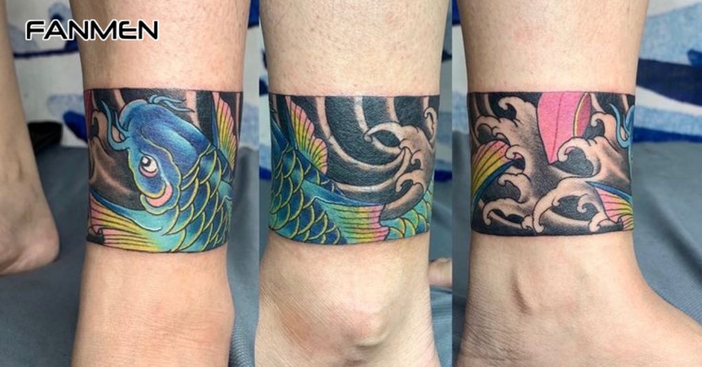 Hình Xăm Cổ Chân Nam Phá Cách 5