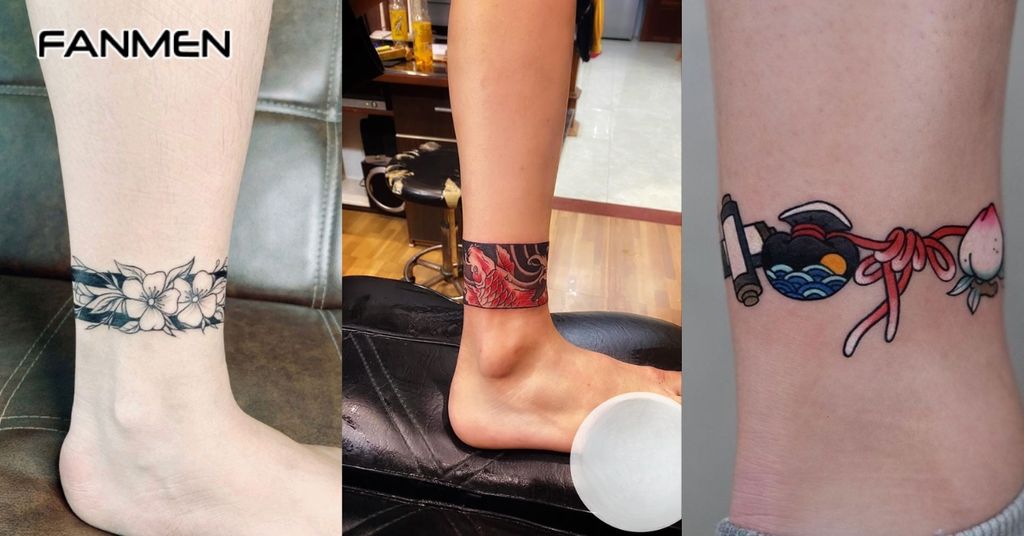 Hình Xăm Cổ Chân Nam Phá Cách