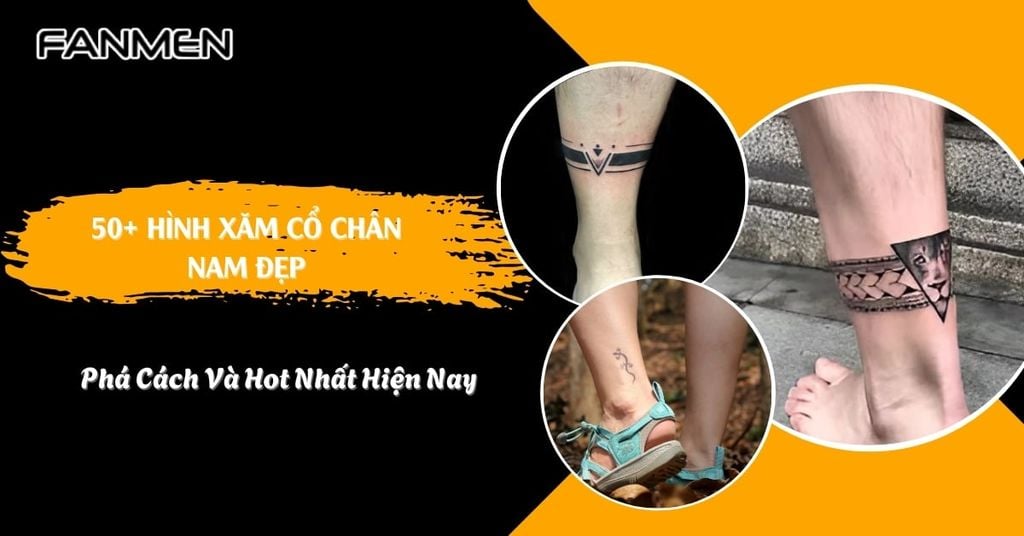 Hình xăm cổ chân nam