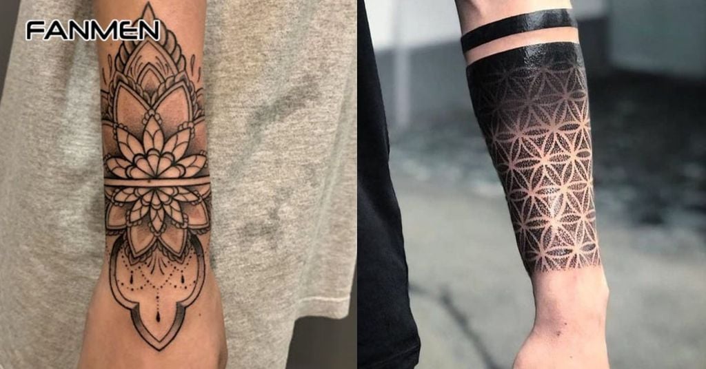 Hình xăm Mandala cổ tay