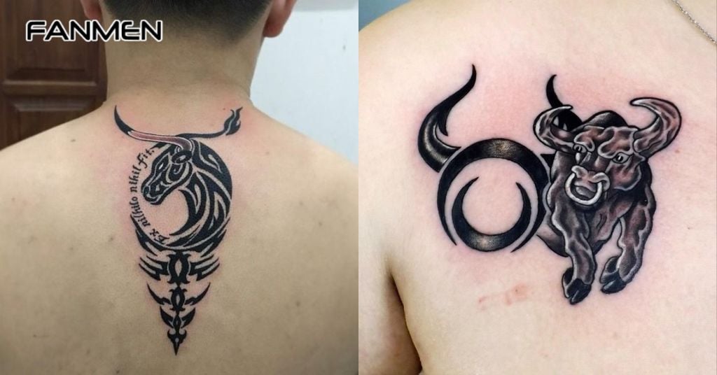 Hình Xăm Con Bò Tót 1