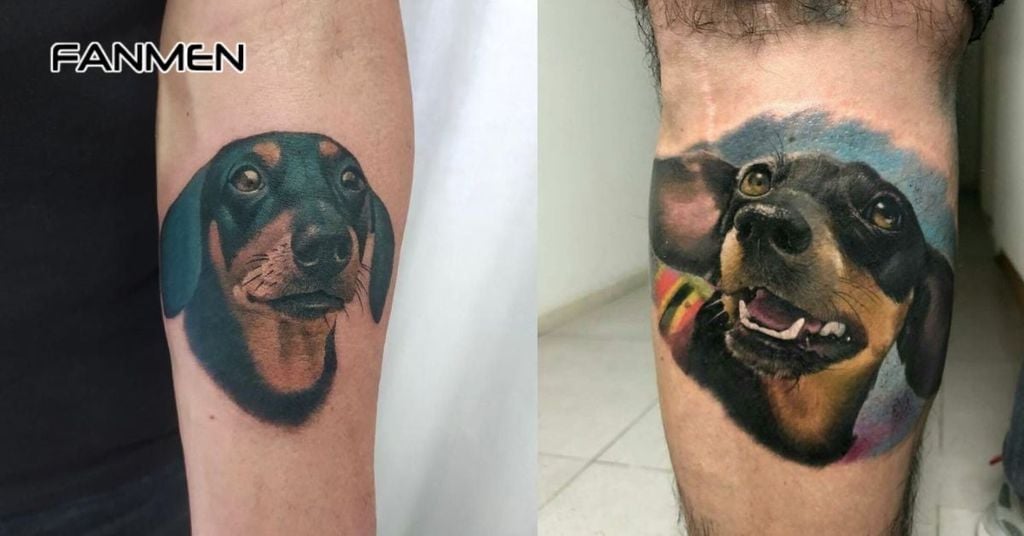 Hình xăm chú chó