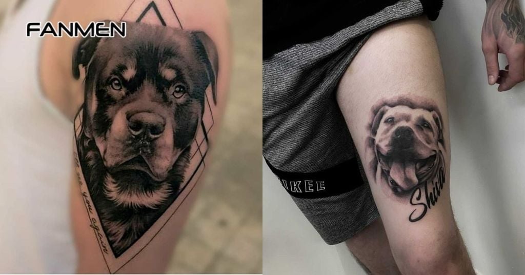 Hình xăm chú chó