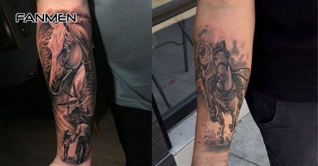 Hình xăm con ngựa