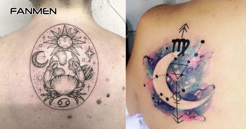Hình xăm chòm sao và những yếu tố vũ trụ