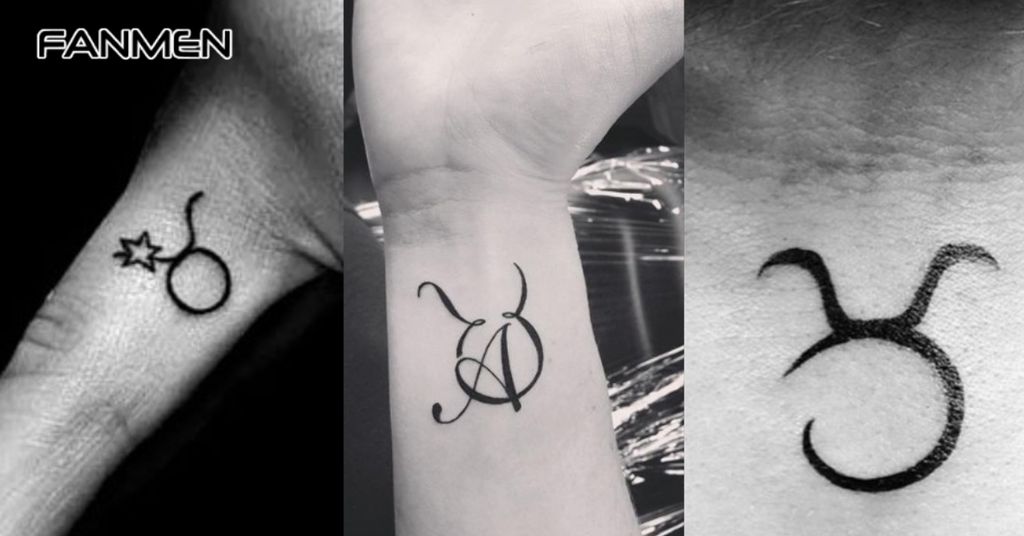 Hình Xăm Cung Kim Ngưu Đơn Giản