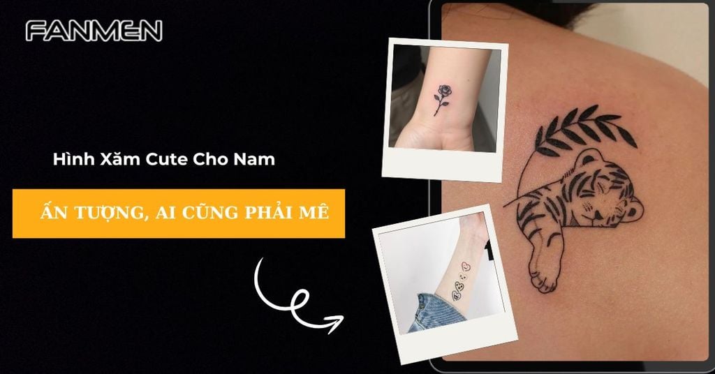 Hình xăm cute cho nam