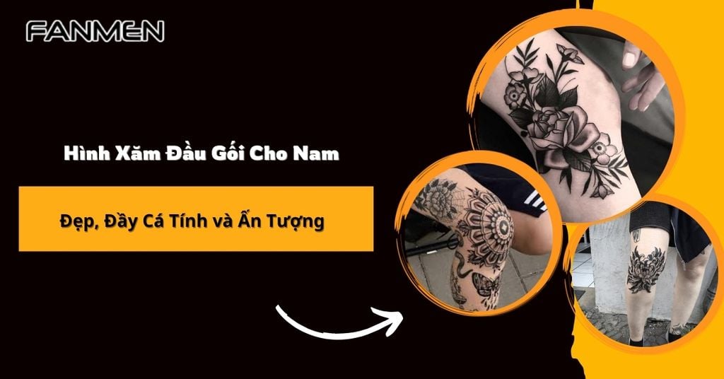 Hình Xăm Đầu Gối Cho Nam