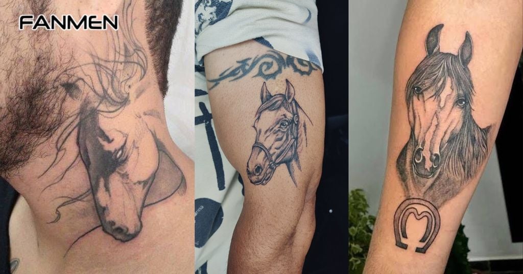 Hình Xăm Đầu Ngựa