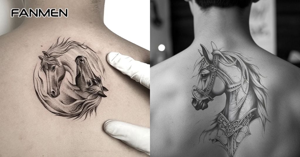 Hình Xăm Đầu Ngựa 3