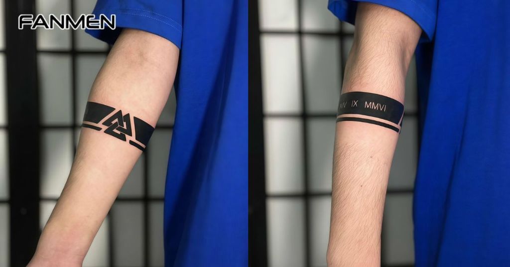 Hình xăm tay đẹp cho nam phong cách đơn giản