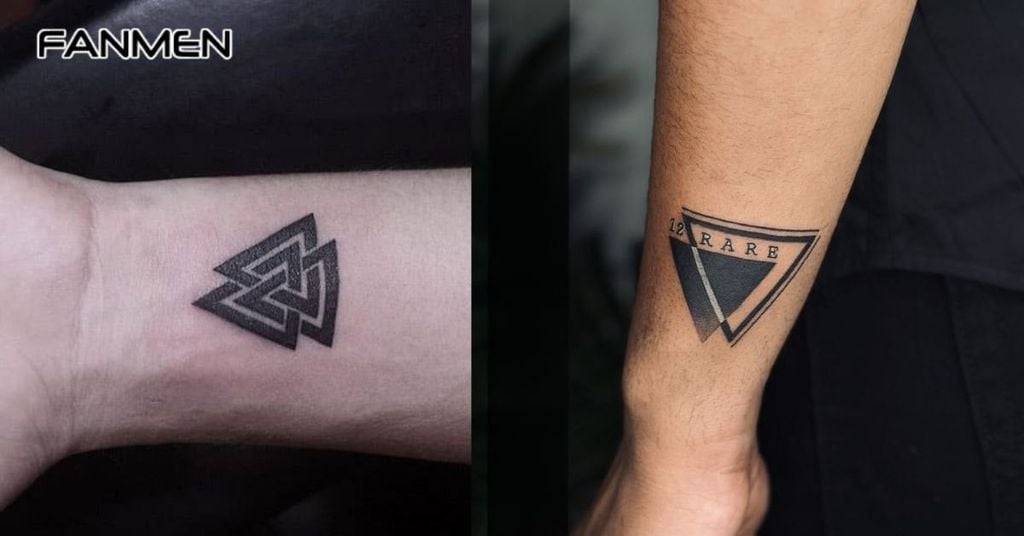 Hình xăm cổ tay đơn giản cho nam