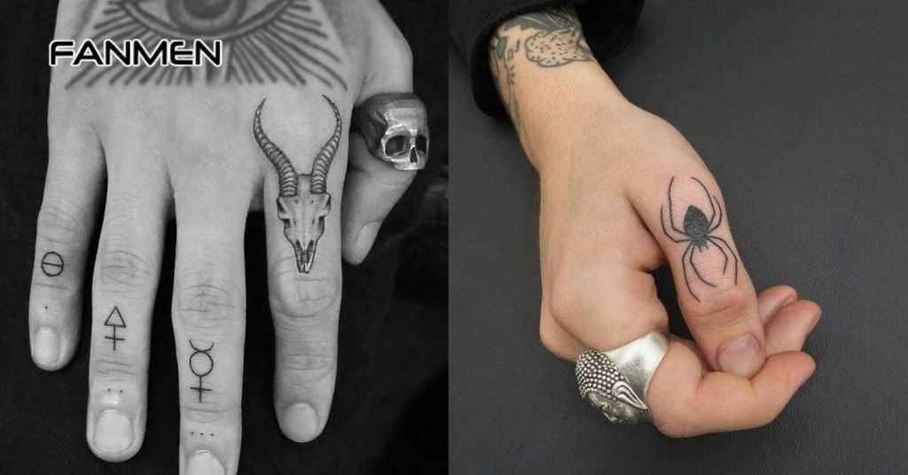 Hình xăm ngón tay nam cực đẹp phong cách động vật