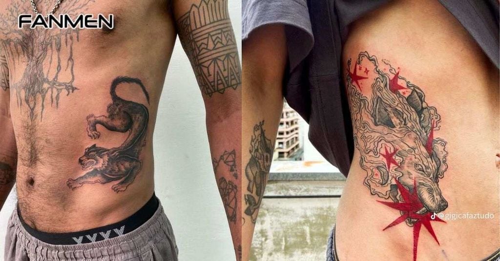 Hình xăm động vật mạnh mẽ