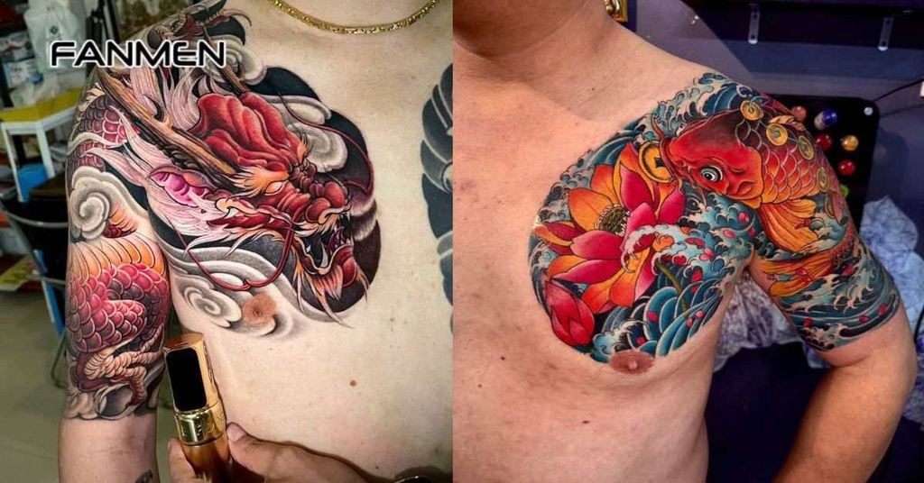 Hình xăm nghệ thuật đẹp cho nam về động vật