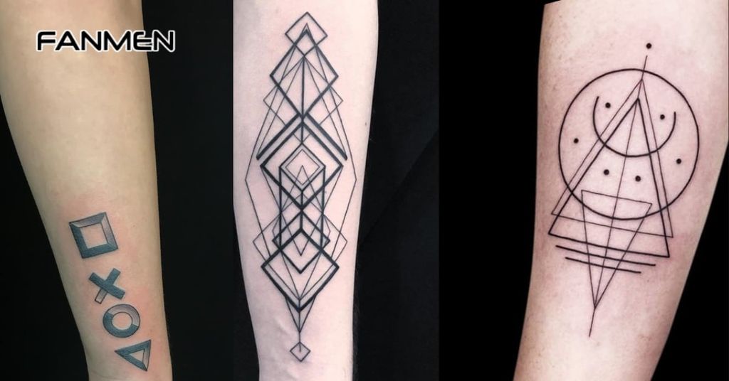 Hình Xăm Đường Nét, Hình Khối 3