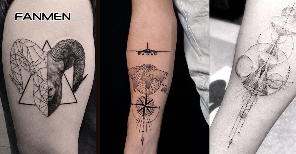 Hình Xăm Đường Nét, Hình Khối