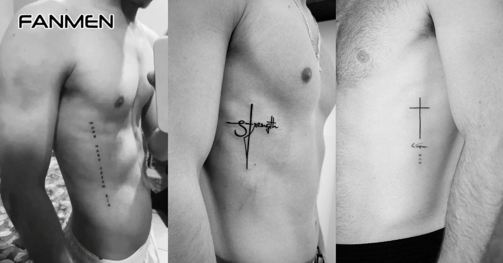 Hình xăm eo nam mini và tối giản 3