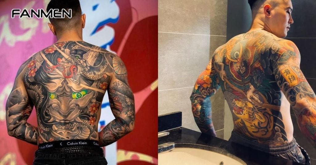 Hình xăm full lưng đẹp cho nam mẫu 36