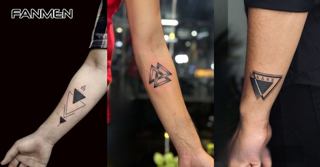 Hình xăm hình học tối giản